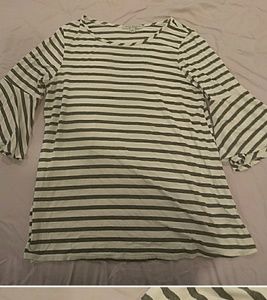 On Hold. Stripe blouse.